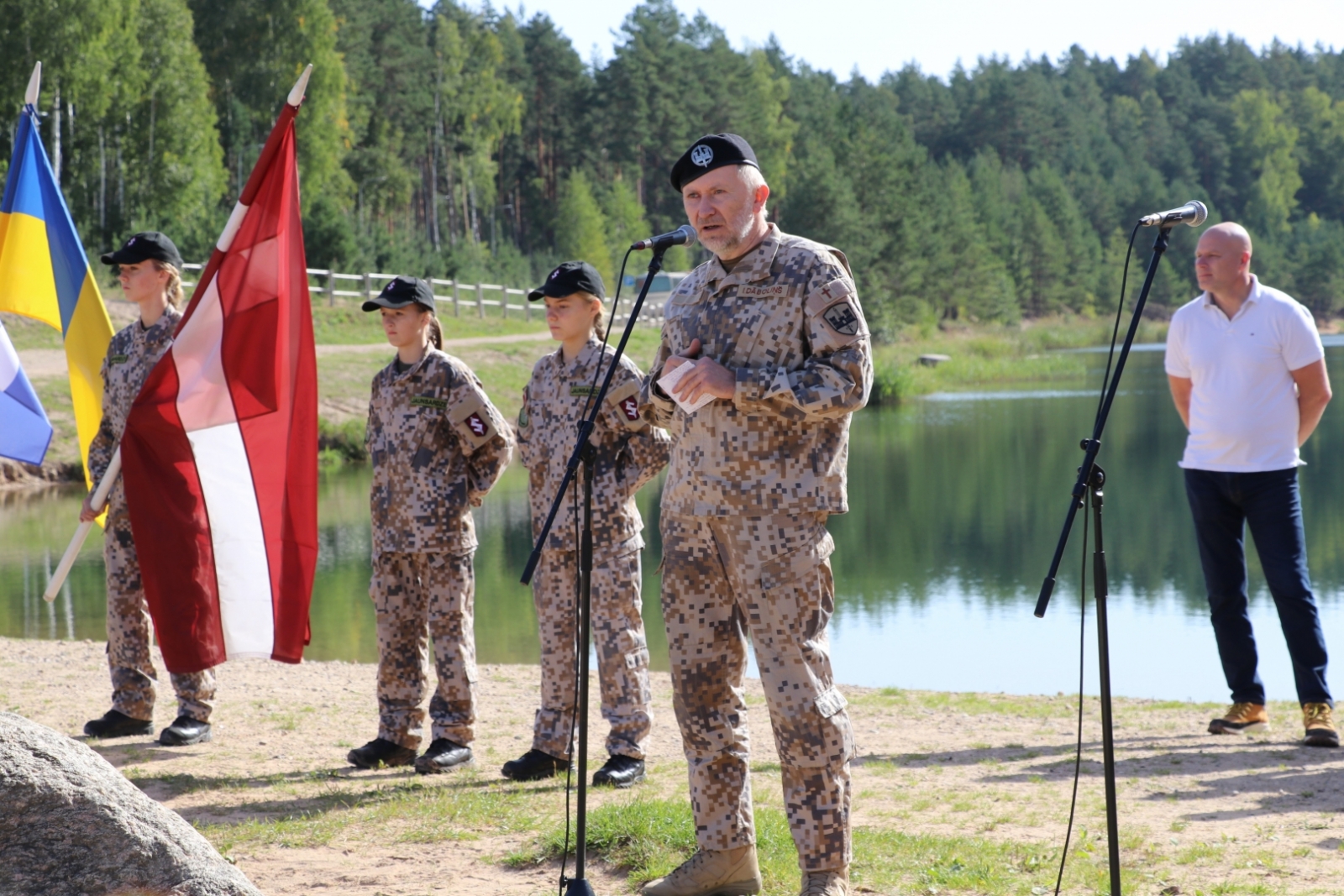 Zemessardzes kaujas atbalsta bataljona kapelāna Ingusa Dāboliņa uzruna