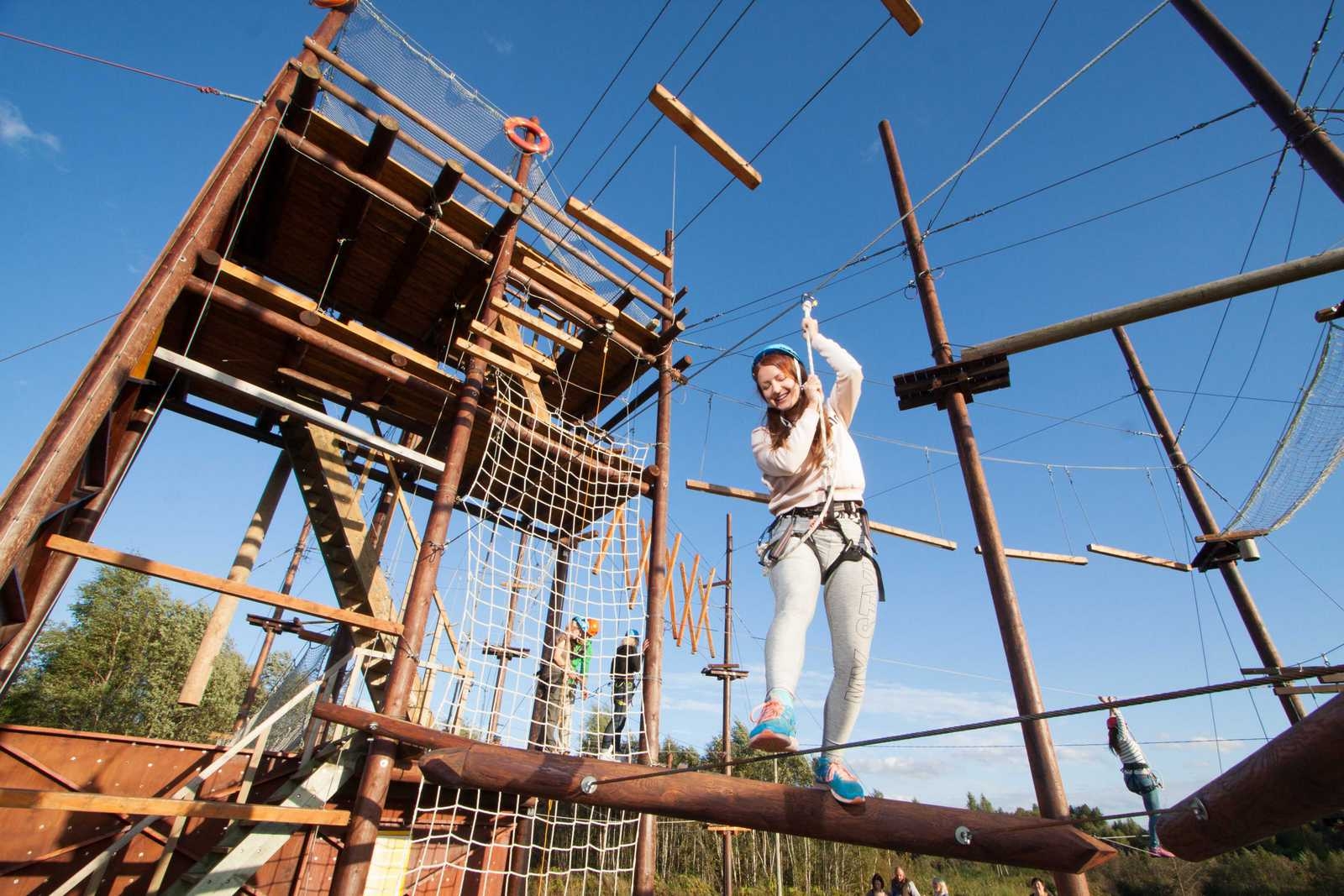 Piedzīvojumu parks "Aļaska" Ogres novadā