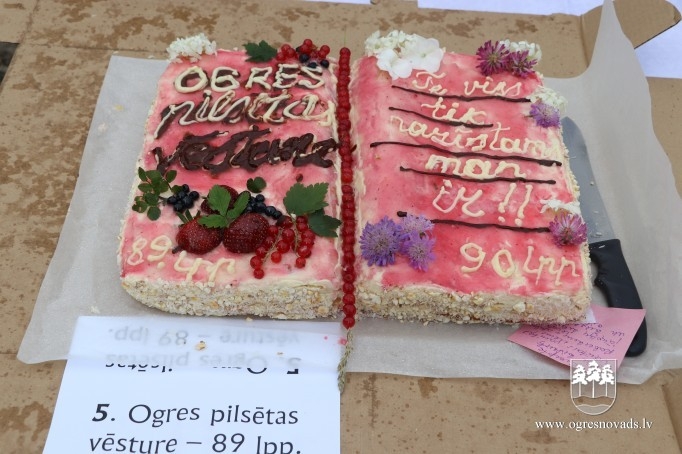 Noskaidrota kūka, kas gadu nesīs titulu “Ogres saldā garša”