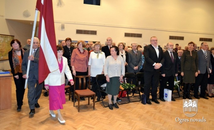 Ogres politiski represēto klubs atzīmē 25 gadu jubileju