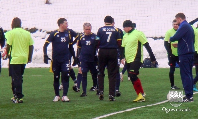 „FK Ogre” futbolisti Lietuvā