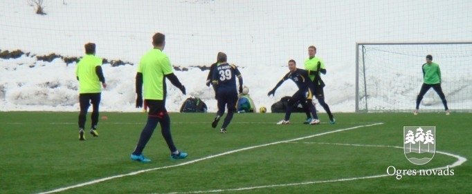 „FK Ogre” futbolisti Lietuvā