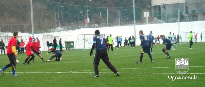 „FK Ogre” futbolisti Lietuvā