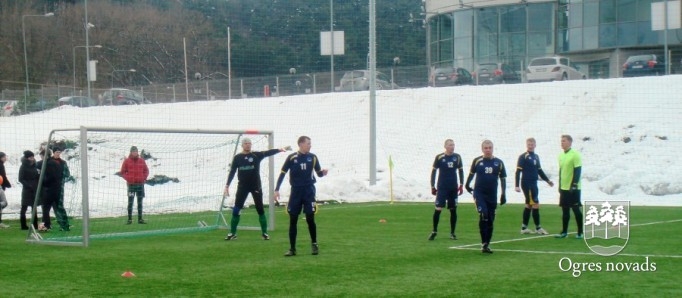 „FK Ogre” futbolisti Lietuvā