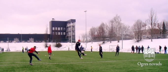 „FK Ogre” futbolisti Lietuvā