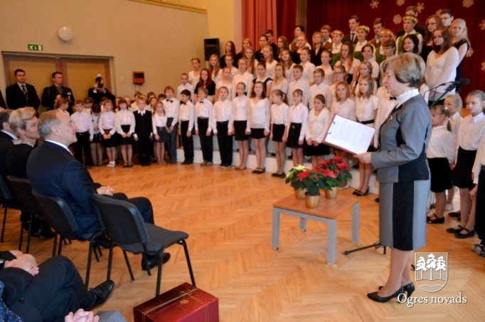 Valsts prezidenta vizīte Suntažu vidusskola