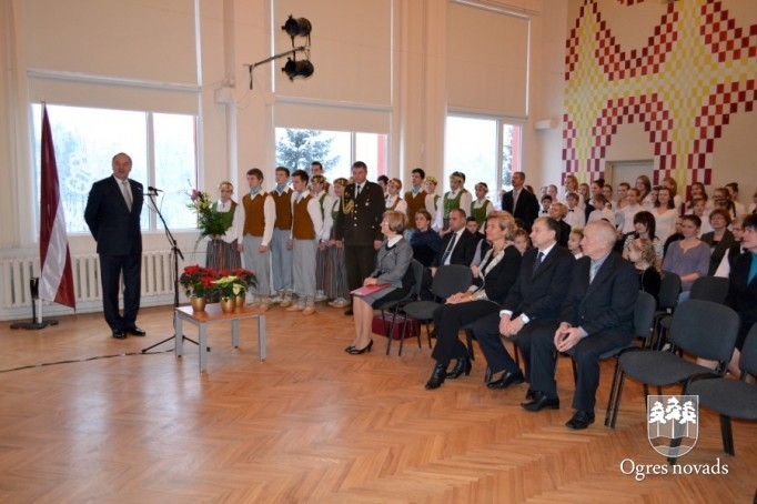 Valsts prezidenta vizīte Suntažu vidusskola