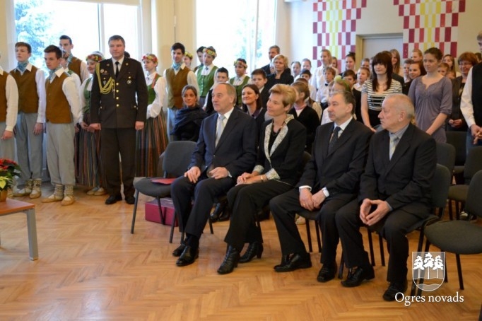 Valsts prezidenta vizīte Suntažu vidusskola