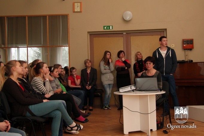 Projektu nedēļas pasākumi Suntažu vidusskolā (foto: Andris Linde)
