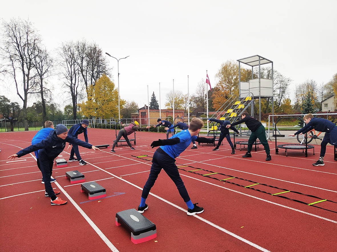 Projekta "Ar sirdi sportā II" nodarbības