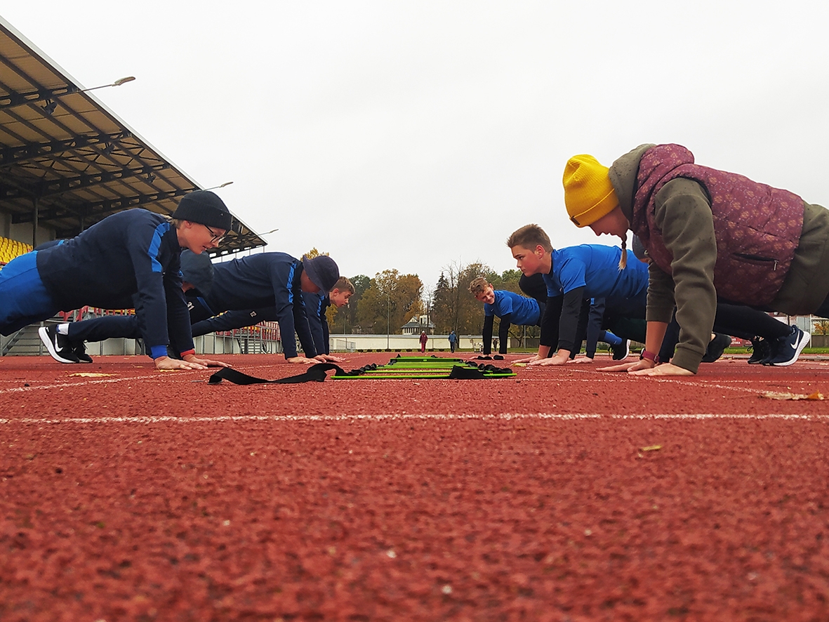 Projekta "Ar sirdi sportā II" nodarbības