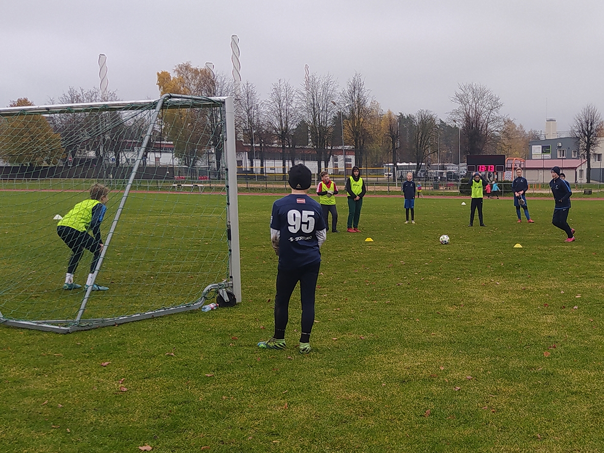 Projekta "Ar sirdi sportā II" nodarbības