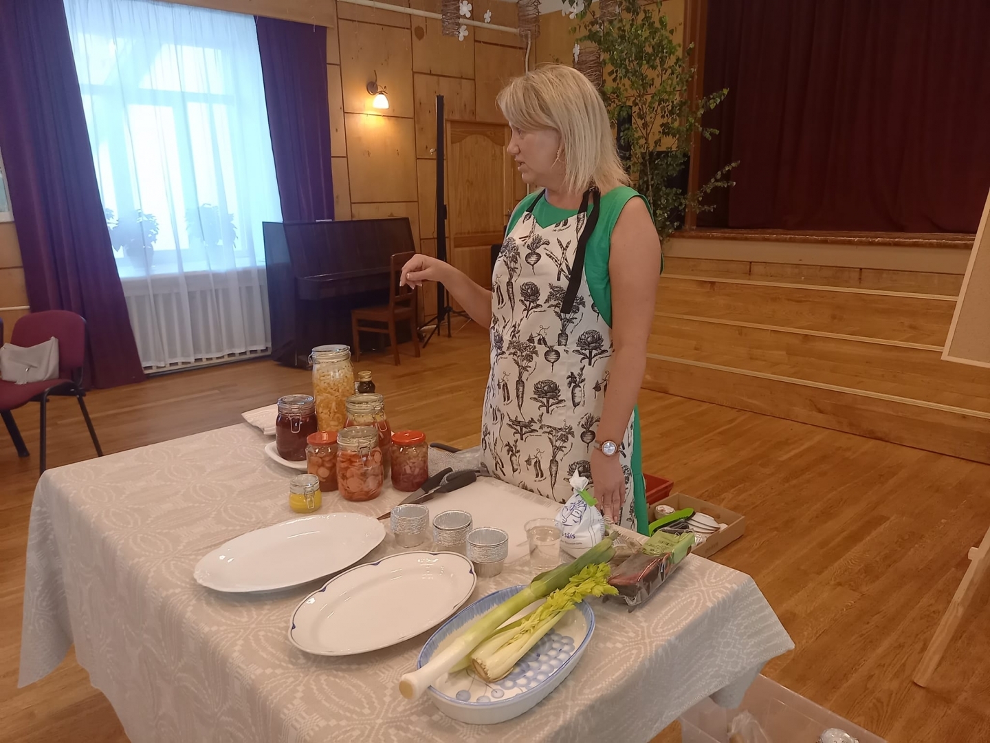 “Dārzeņu fermentēšanas” un degustēšanas meistarklases lektore Ilze Ziemele