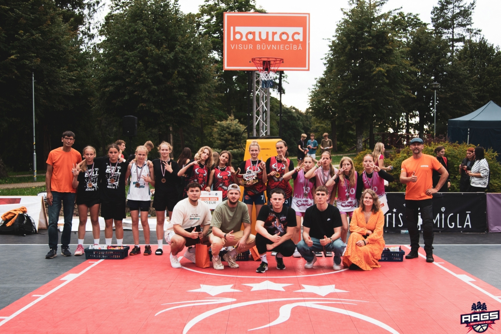 RAGS 3x3 basketbola tūres lielais fināls. 22.08.2023.