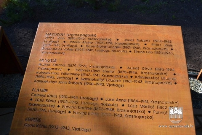 Ogrē piemin komunistiskā genocīda upurus