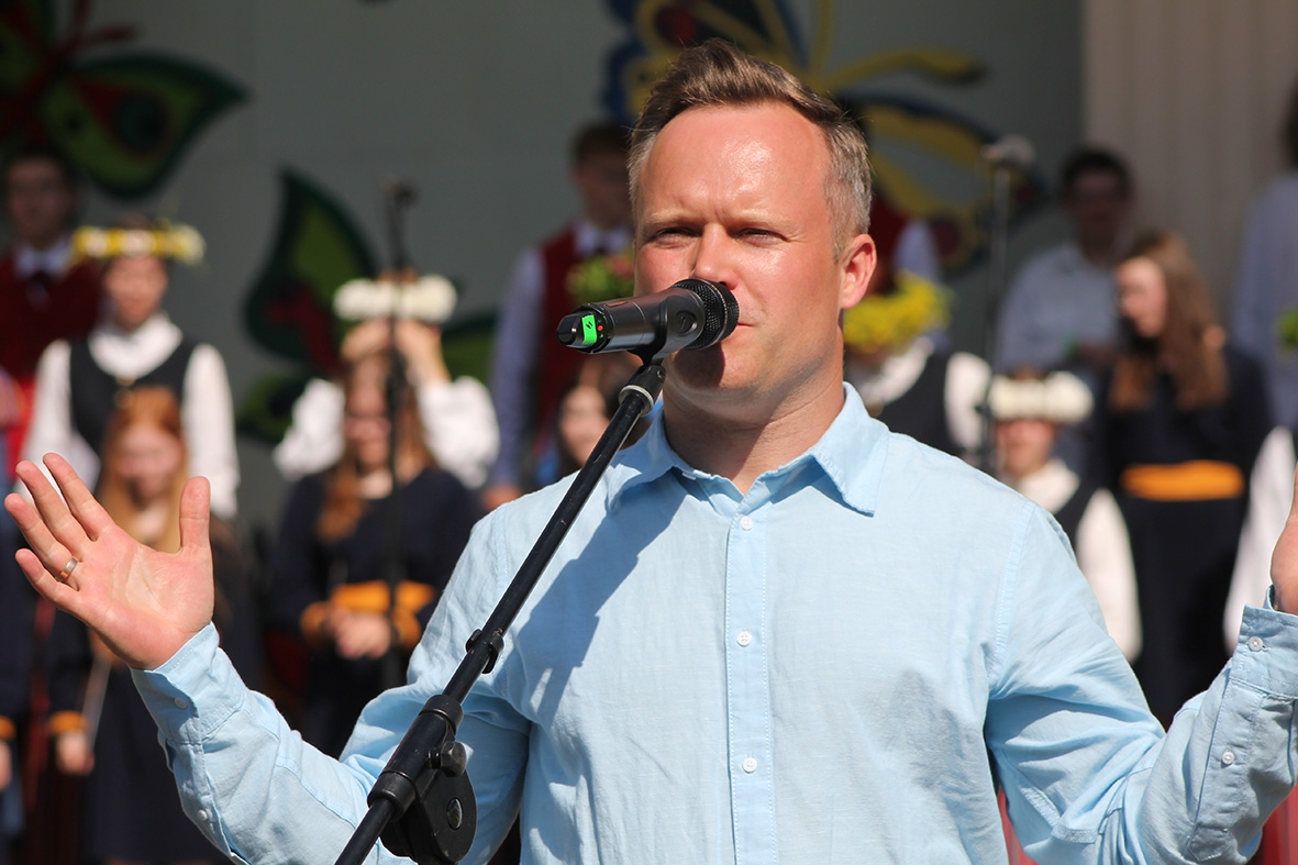 Jānis Siliņš pasākumā Sadziedāsim Suntažos! 24.05.2024.
