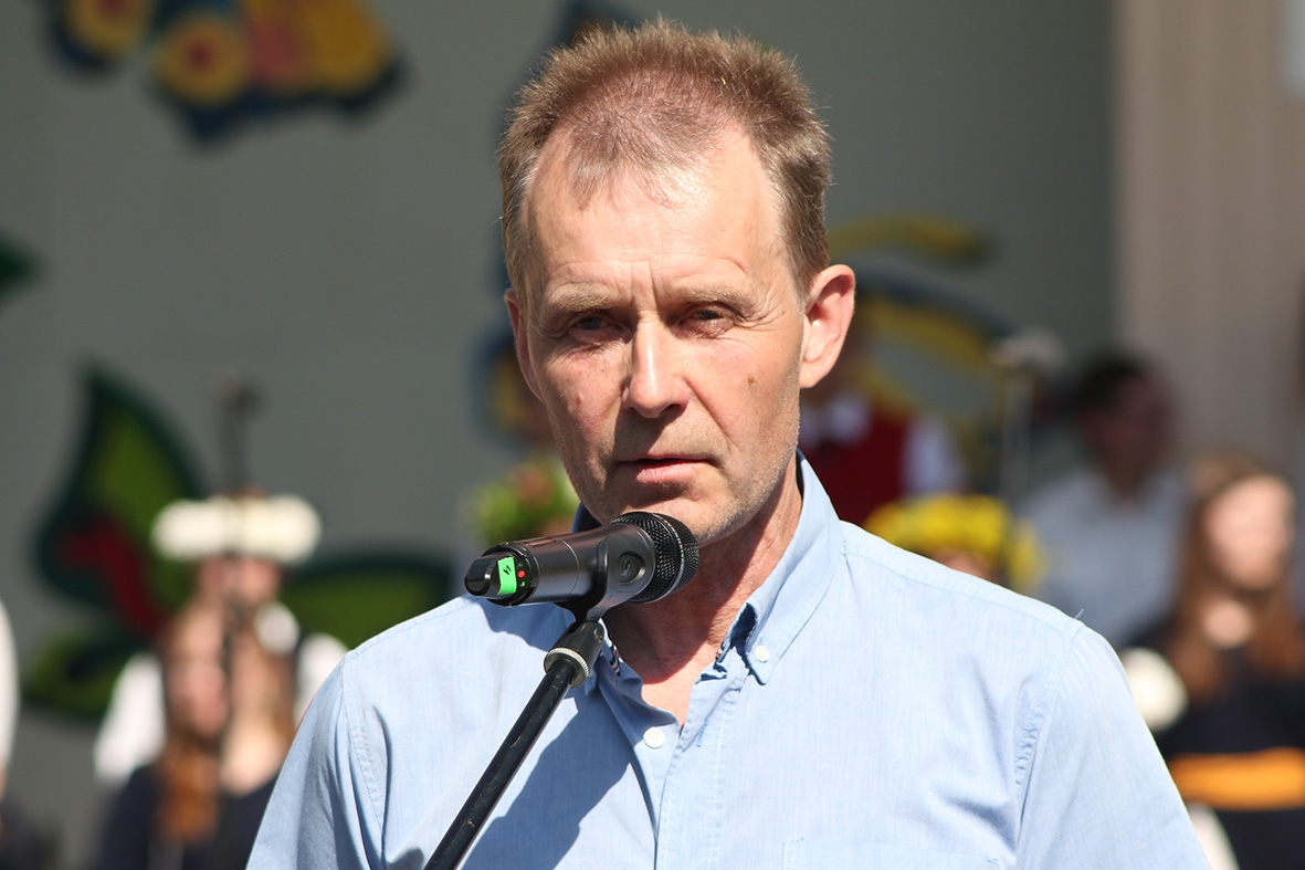 Valdis Ancāns  pasākumā Sadziedāsim Suntažos! 24.05.2024.