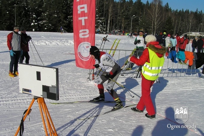 Ogres senioriem astoņas medaļas LSVS slēpošanas sacensībās