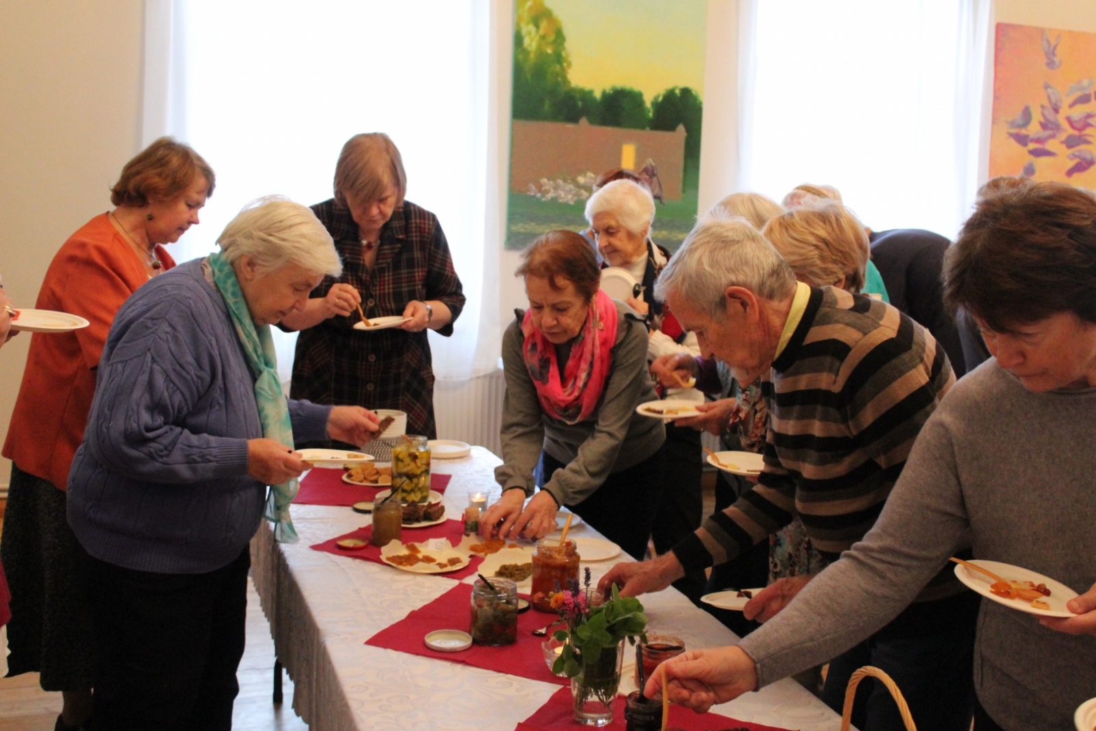 Ikšķiles Senioru pavāgrāmatas atklāšanas pasākums 08.11.2023. degustācija