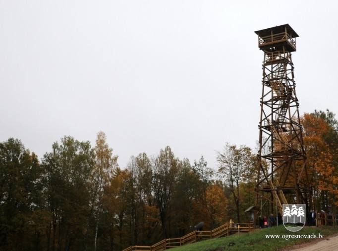 Ogres novadā jauns tūrisma objekts – skatu tornis