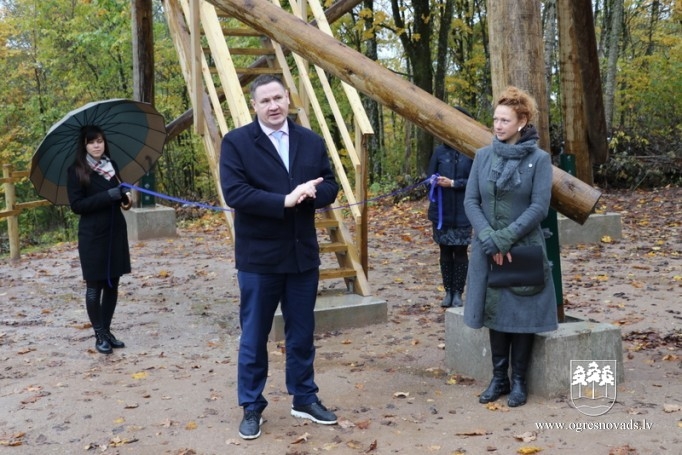 Ogres novadā jauns tūrisma objekts – skatu tornis