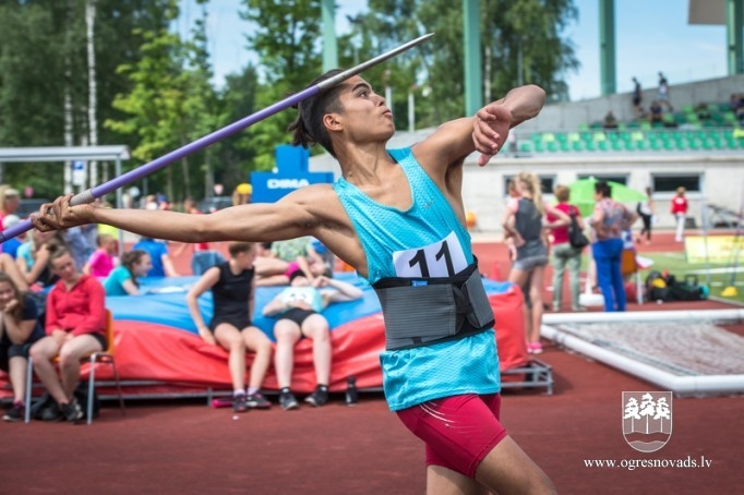 Ogres NSC šķēpmetējiem trīs medaļas J.Lūša kausu izcīņā