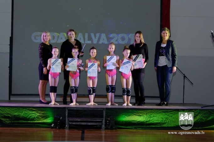 Svinīgā pasākumā pasniegta Ogres novada sporta centra Gada balva