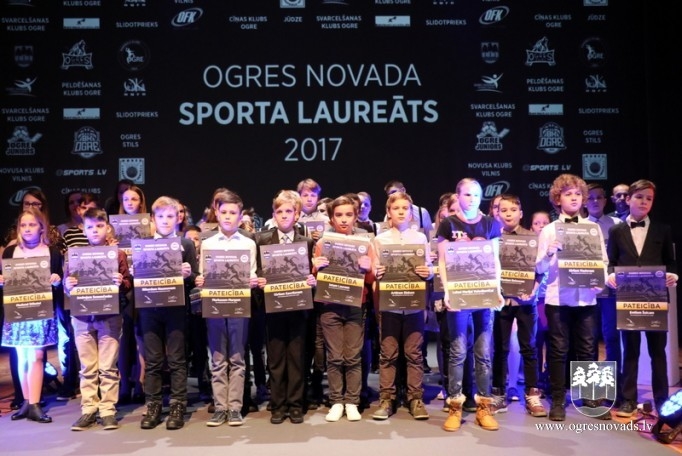 Godina 2017. gada labākos novada sportistus