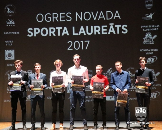 Godina 2017. gada labākos novada sportistus