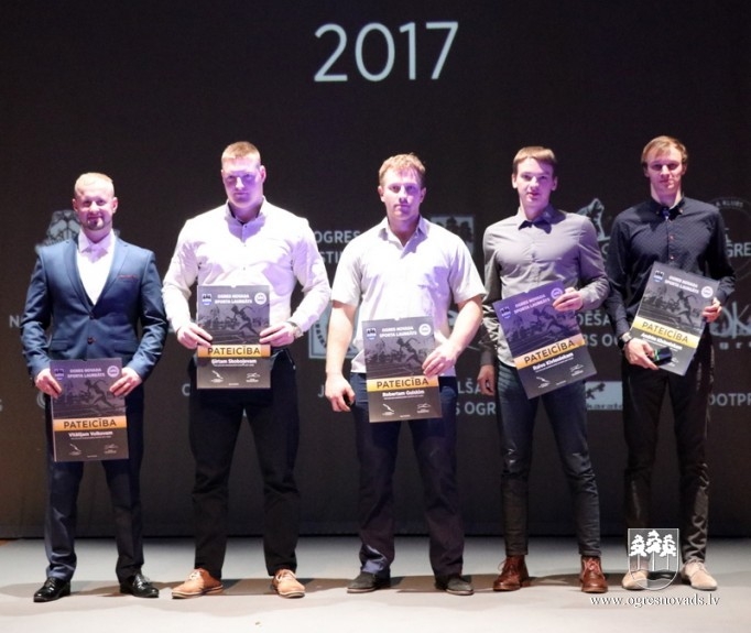 Godina 2017. gada labākos novada sportistus