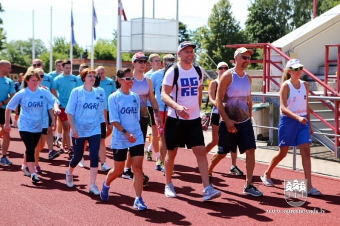 Ogres novada pašvaldības darbinieku pirmās Sporta spēles