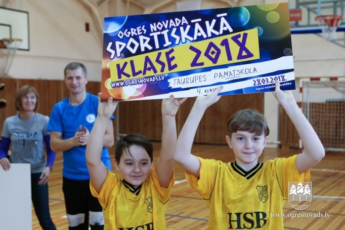 Sportiskākās klases – Ogres sākumskolā un Taurupes pamatskolā