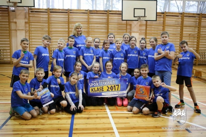 "Ogres novada sportiskākā klase" – Taurupē un Ogres 1. vidusskolā