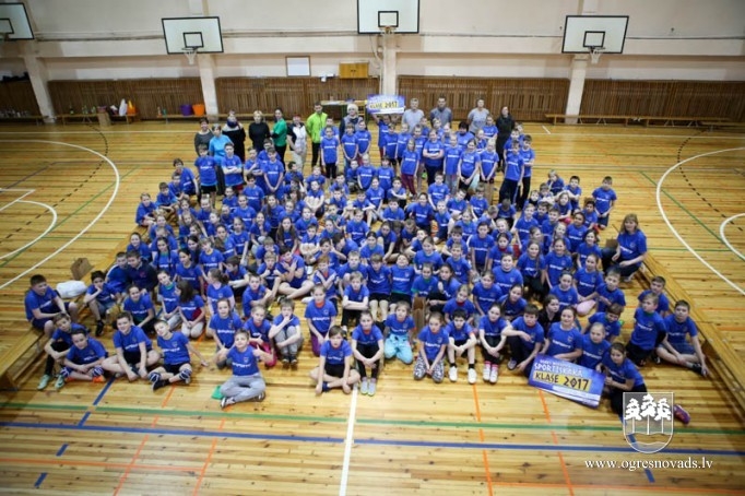 "Ogres novada sportiskākā klase" – Taurupē un Ogres 1. vidusskolā