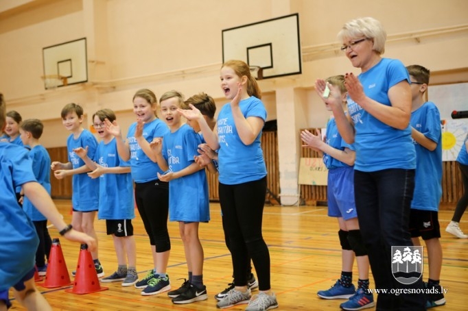 Noskaidroti Ogres novada sportiskākie ceturtklasnieki