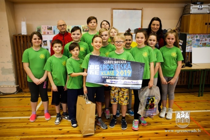 Noskaidroti Ogres novada sportiskākie ceturtklasnieki