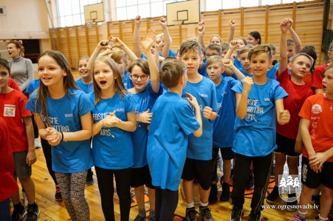Noskaidroti Ogres novada sportiskākie ceturtklasnieki