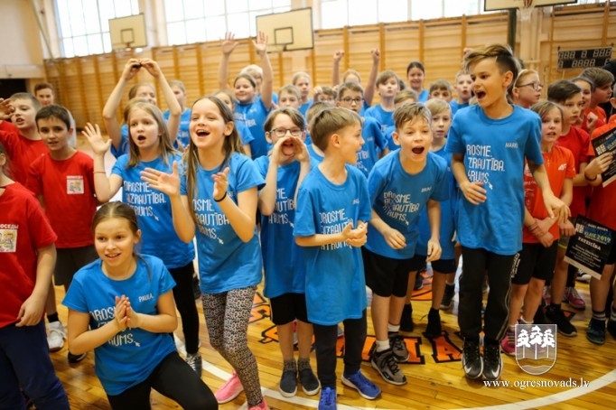 Noskaidroti Ogres novada sportiskākie ceturtklasnieki