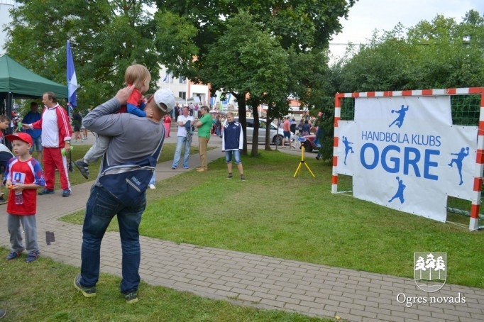 Sportiskās aktivitāte Ogres pilsētas svētkos