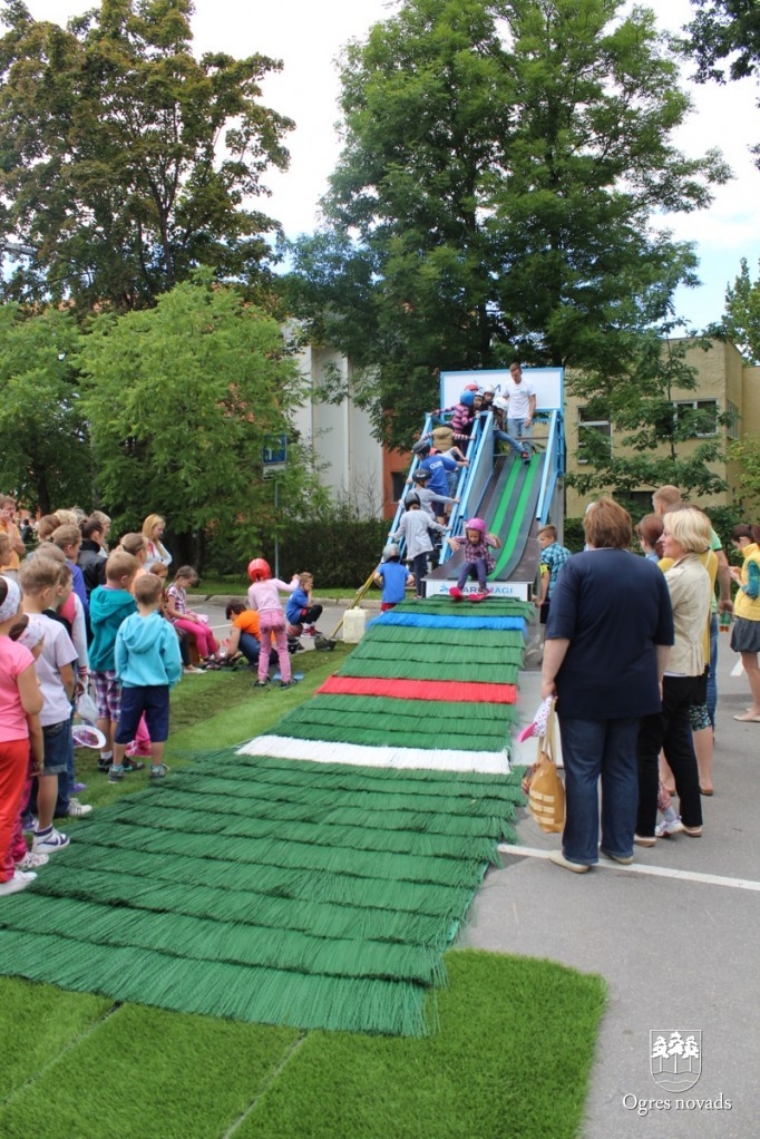 Sportiskās aktivitāte Ogres pilsētas svētkos