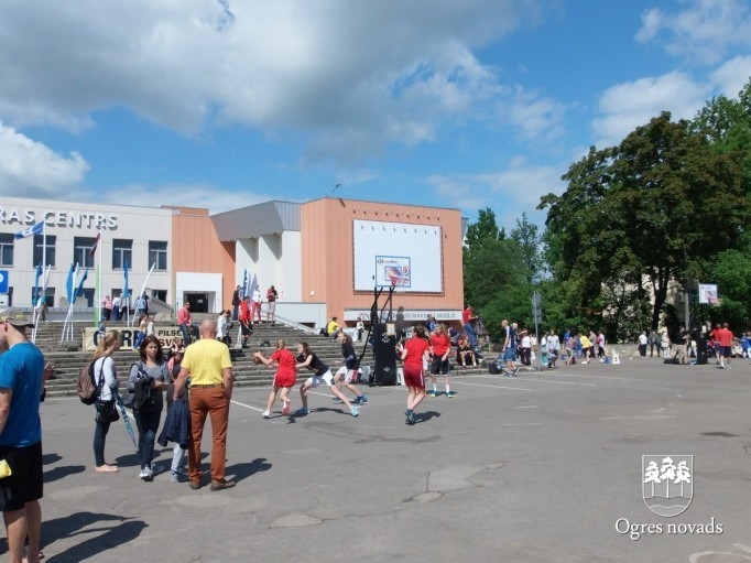 Sportiskās aktivitāte Ogres pilsētas svētkos