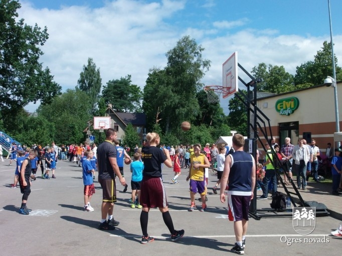 Sportiskās aktivitāte Ogres pilsētas svētkos