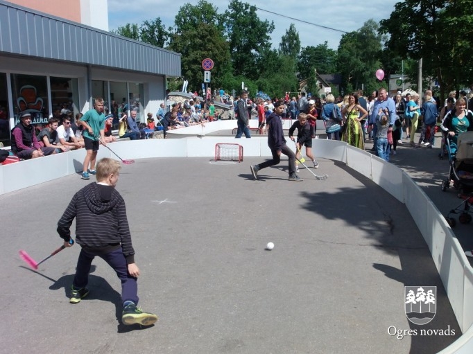 Sportiskās aktivitāte Ogres pilsētas svētkos