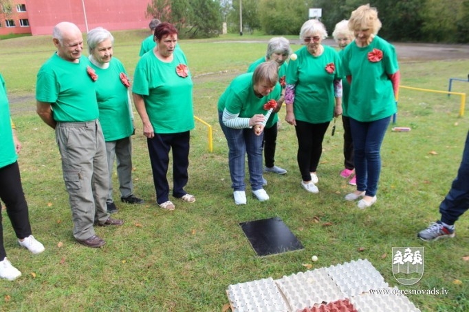 Suntažos notikuši novada senioru sporta svētki