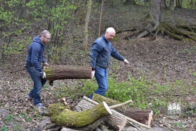 Lielā talka 2015 Ogrē, centrālās administrācijas talka
