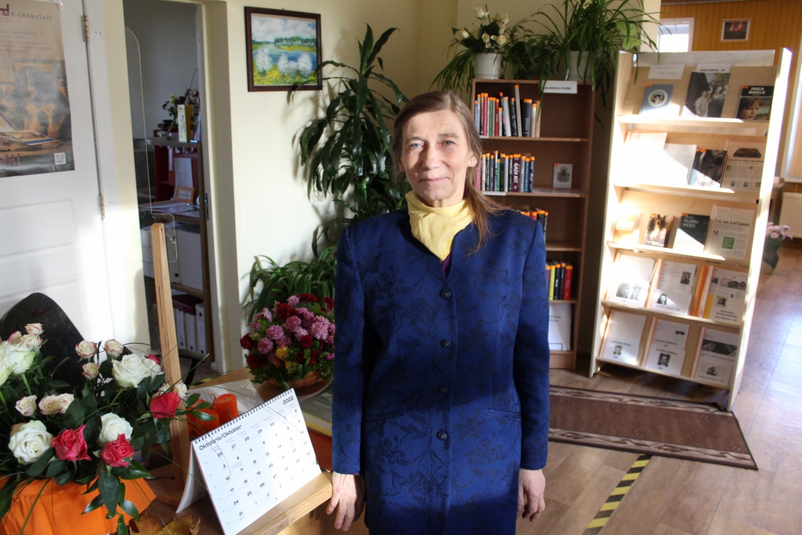 Tomes bibliotēkas vadītāja Agita Frīdenberga