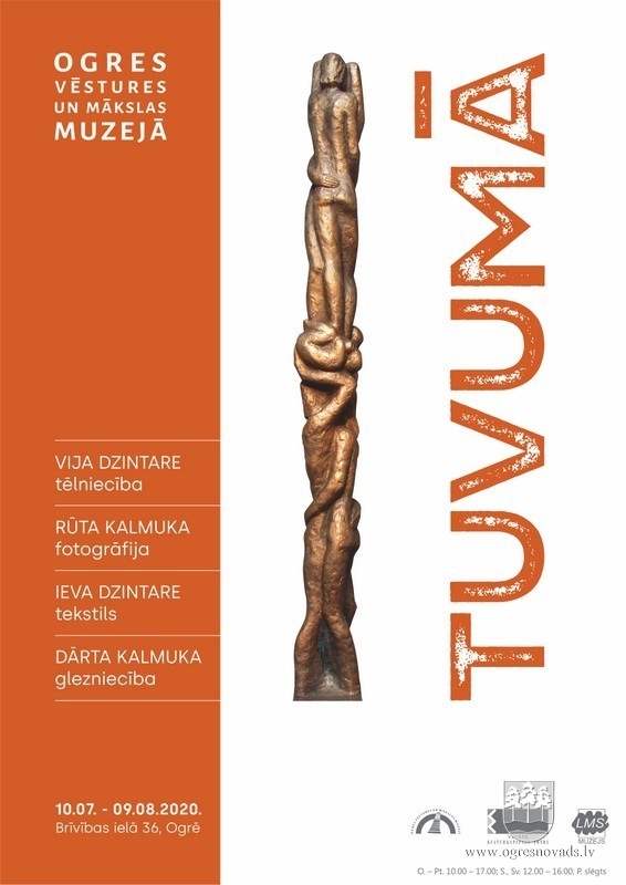 Tēlnieces Vijas Dzintares 80 gadu jubilejas ieskaņas izstāde “Tuvumā” (03.07.2020.)