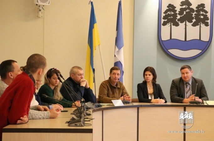 Ogrē viesojas Krievijas un Ukrainas konfliktā cietušie