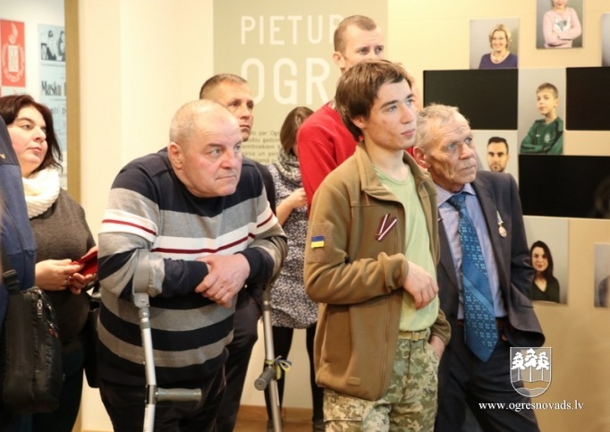Ogrē viesojas Krievijas un Ukrainas konfliktā cietušie