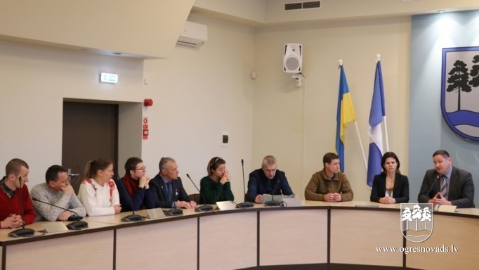 Ogrē viesojas Krievijas un Ukrainas konfliktā cietušie